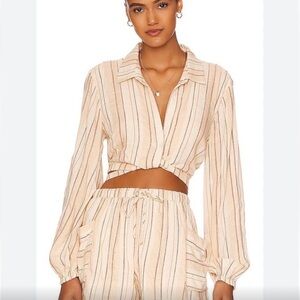 L Space Play It Cool Rashguard Top XS